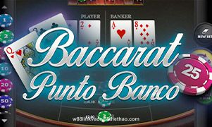 Chơi Baccarat Punto Banco tại w88